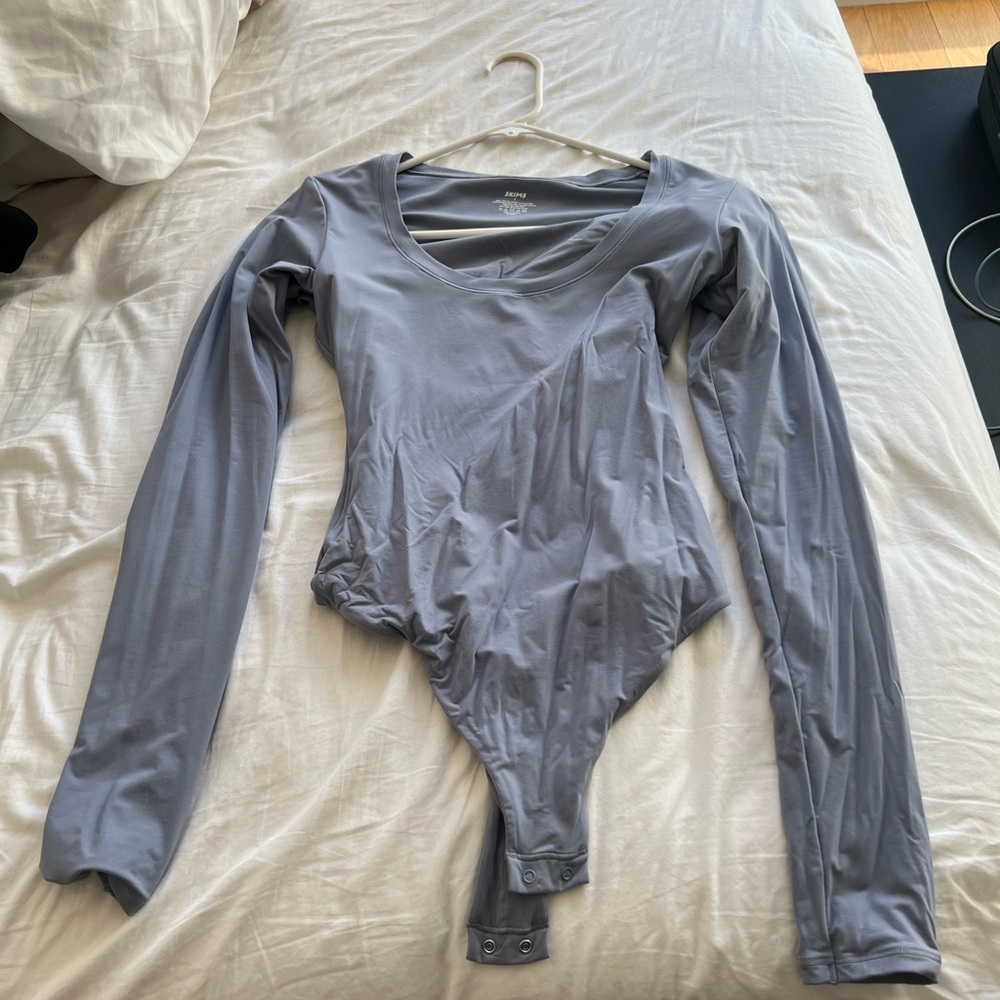 Skims Fits Everybody Long Sleeve Bodysuit